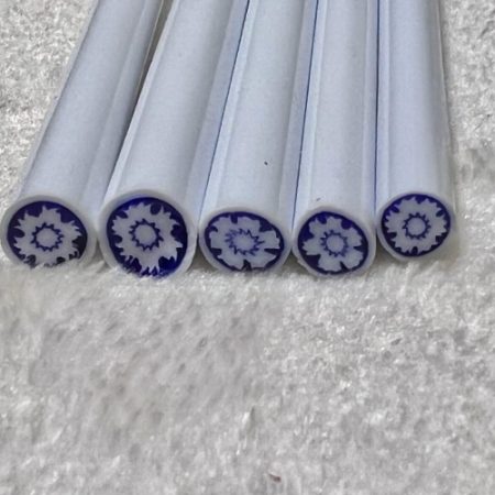 Millefiori Blue Lace 5 pack 5mm