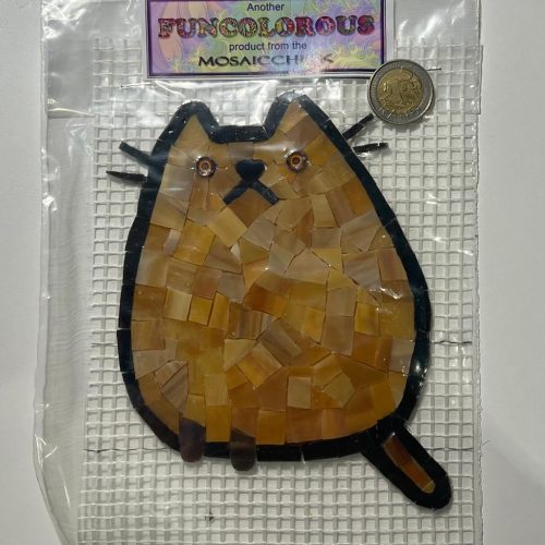 Mosaic Fat Cat Sitting Insert - Image 2