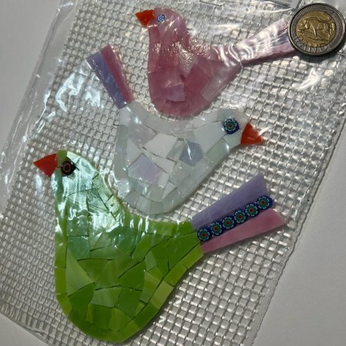 Mosaic Three Birds 01 Insert - Image 2